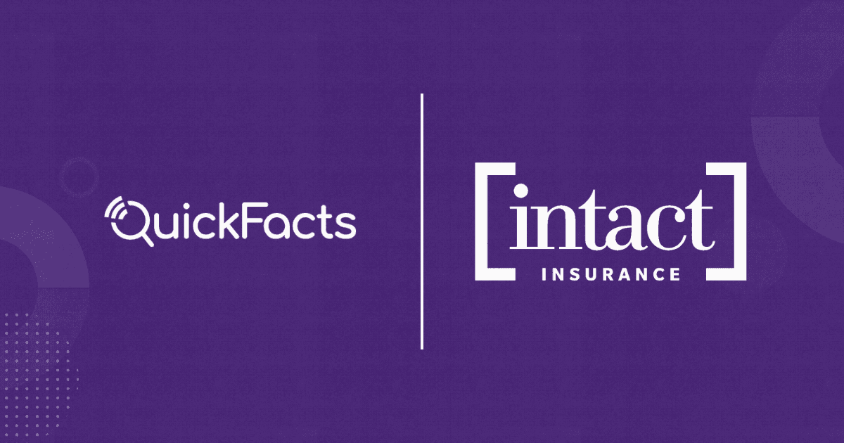 QuickFacts and Intact Insurance Announce Strategic Partnership to Support Canadian Brokers